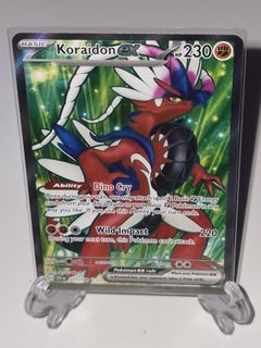 Miraidon X Koraidon Ex Alt Art Custom Pokémon Card Display 