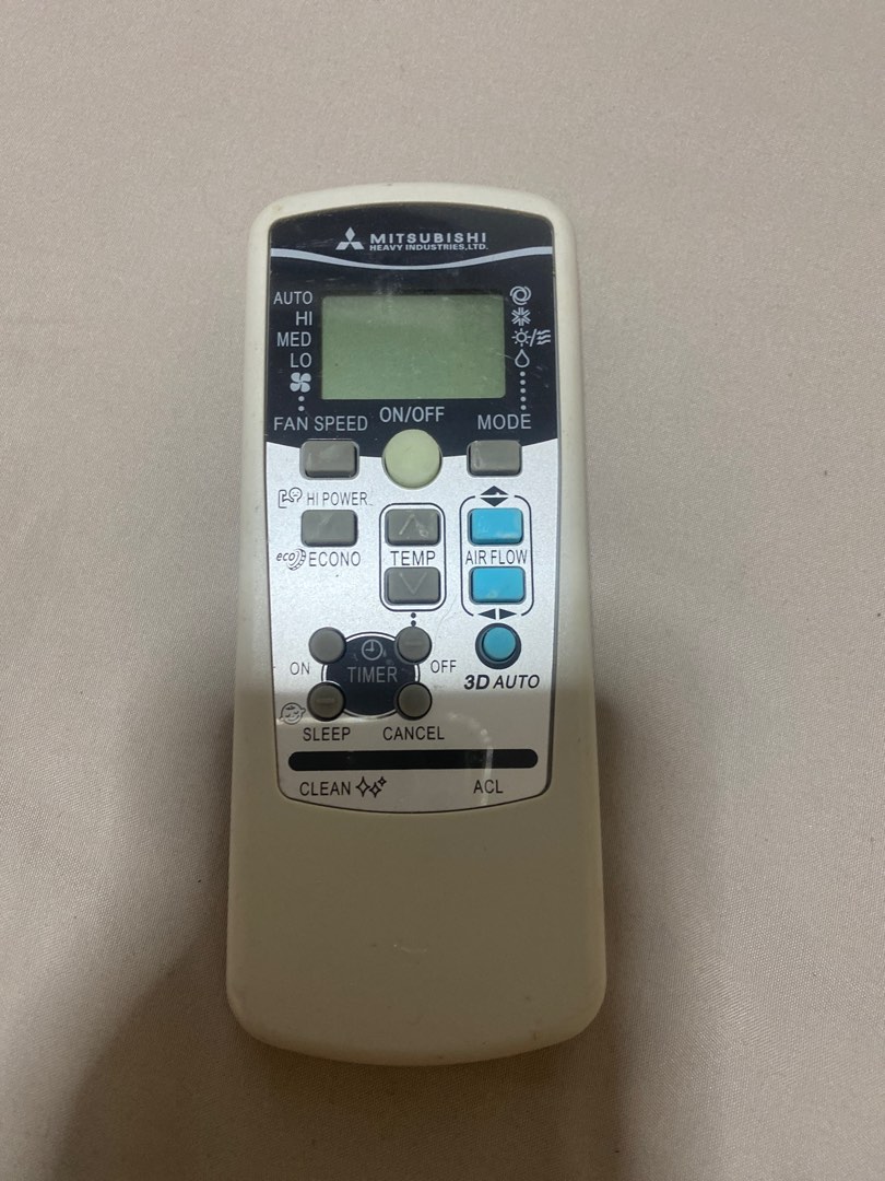 MITSUBISHI Heavy Industries Aircon Remote Control, TV & Home Appliances