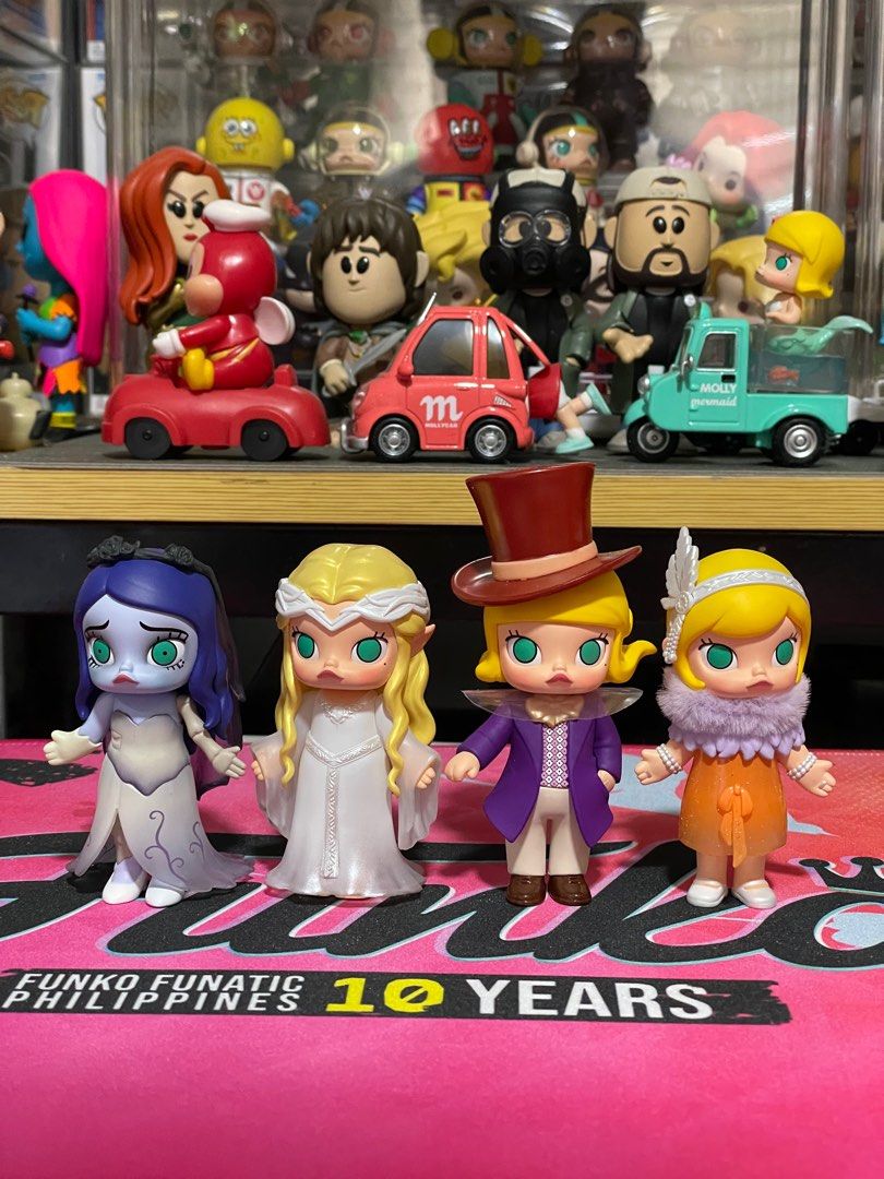 Molly Warner Bros. 100th Anniversary Pop Mart (Category: Designer & Blind Box Toys) located in Manila. Submitted by jongabor (Listing ID 1234451879, Image 1). Description: Pop mart x WB Molly 100th Anniversary Willy Wonka 600 The Great Gatsby 600 The Lord of The Rings sold Corpse Bride 700 LAST PRICE POSTED 😀 Gcash or BPI Grab Lalamove Gogo express Buyer’s expense 📍 Sampaloc Manila Sure buyer only para mabilis ang communication .
