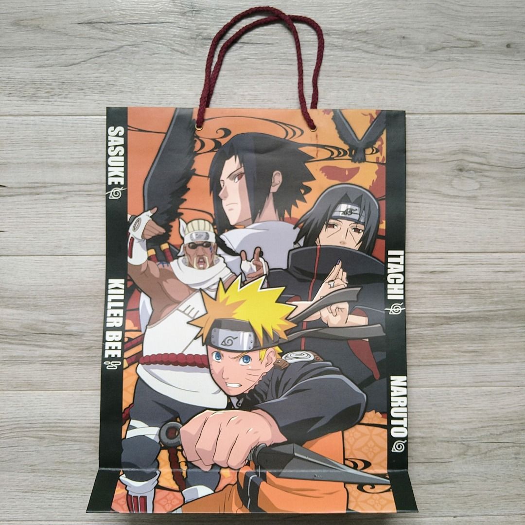 Naruto Anime Paper Bag *AFASG Event Exclusive* - Naruto, Sasuke, Itachi,  Gaara, Tsunade, Killer Bee, Hobbies & Toys, Memorabilia & Collectibles, Fan  Merchandise on Carousell