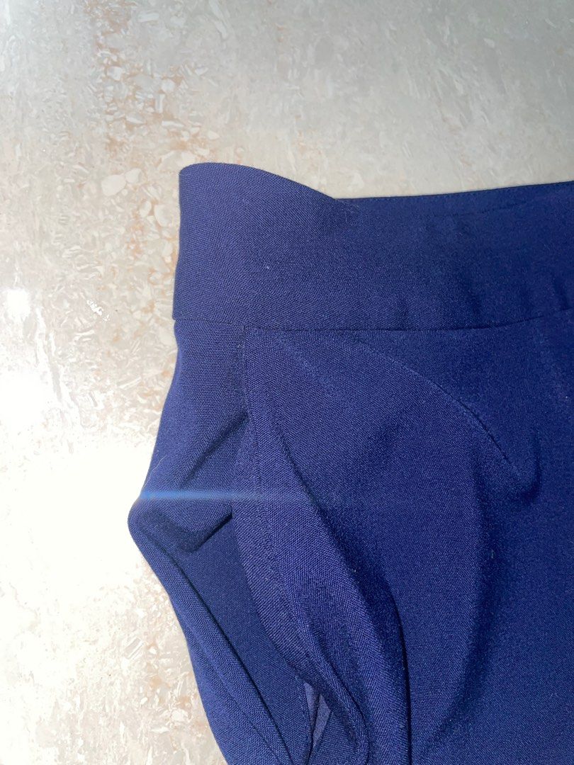 Navy Blue Slacks Women, Women's Fashion, Bottoms, Other Bottoms on