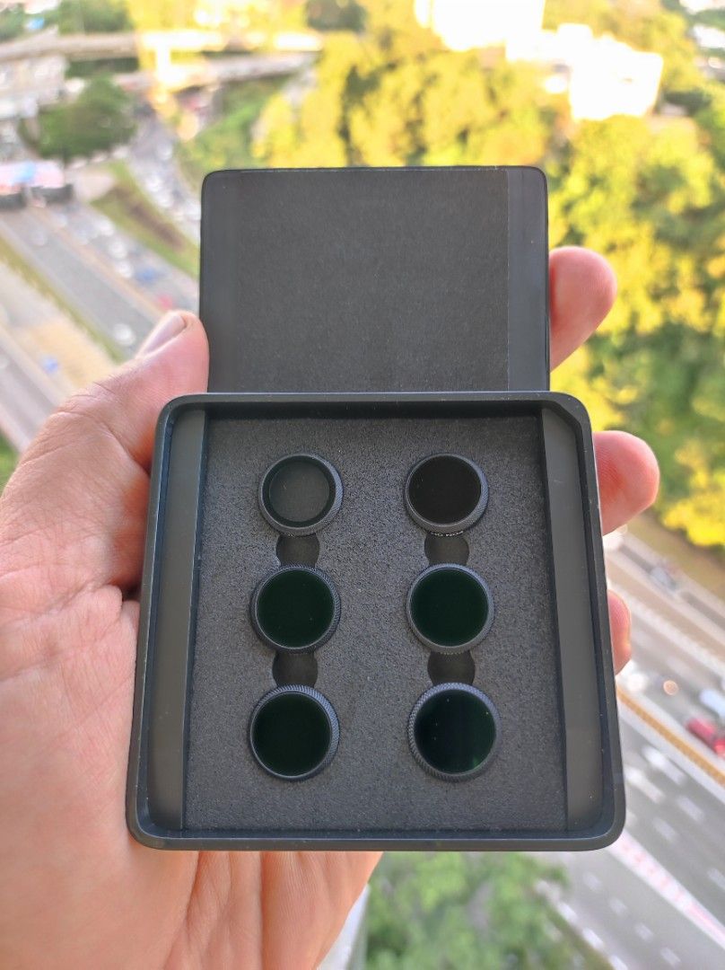 ND FILTER (Category: Drones) located in Kuala Lumpur. Submitted by mr_fair (Listing ID 1234545643, Image 1). Description: PGYTECH dji Mavic air ND UV CPL filter Brand New Never Used Half Price Self Pickup Only.