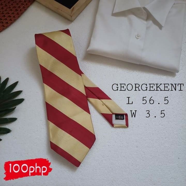 Necktie kurbata tie formal attire diagonal lines GEORGEKENT on Carousell