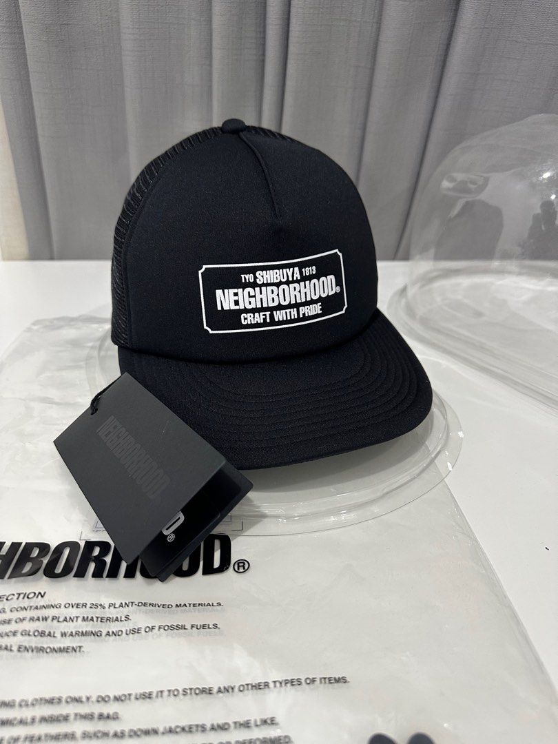本物の商品 NEIGHBORHOOD 渋谷限定 NH MESH CAP BLACK - 帽子