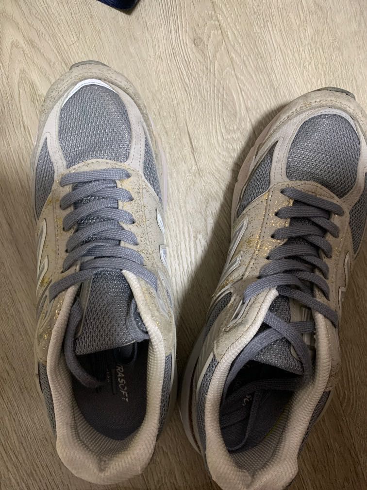 New balance grey and gold shop