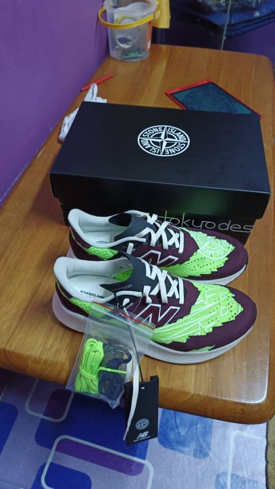 New Balance x Stone Island Men s Fashion Footwear Sneakers on