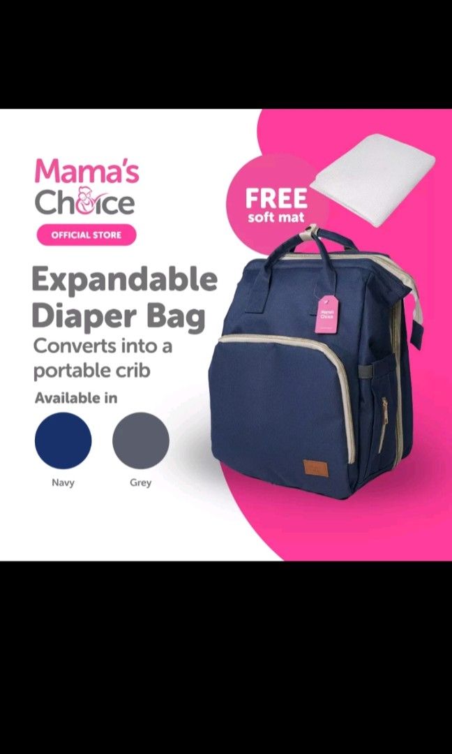NEW! Expandable Diaper Bag, Babies & Kids, Going Out, Diaper Bags