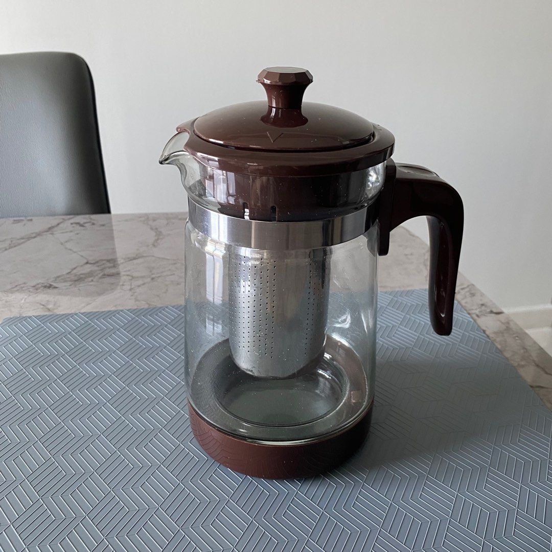 [New] Tea pot (900ml), Furniture & Home Living, Kitchenware & Tableware