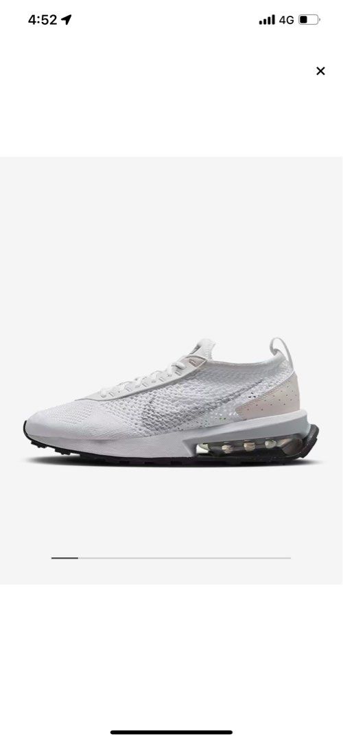 White air max flyknit hot sale