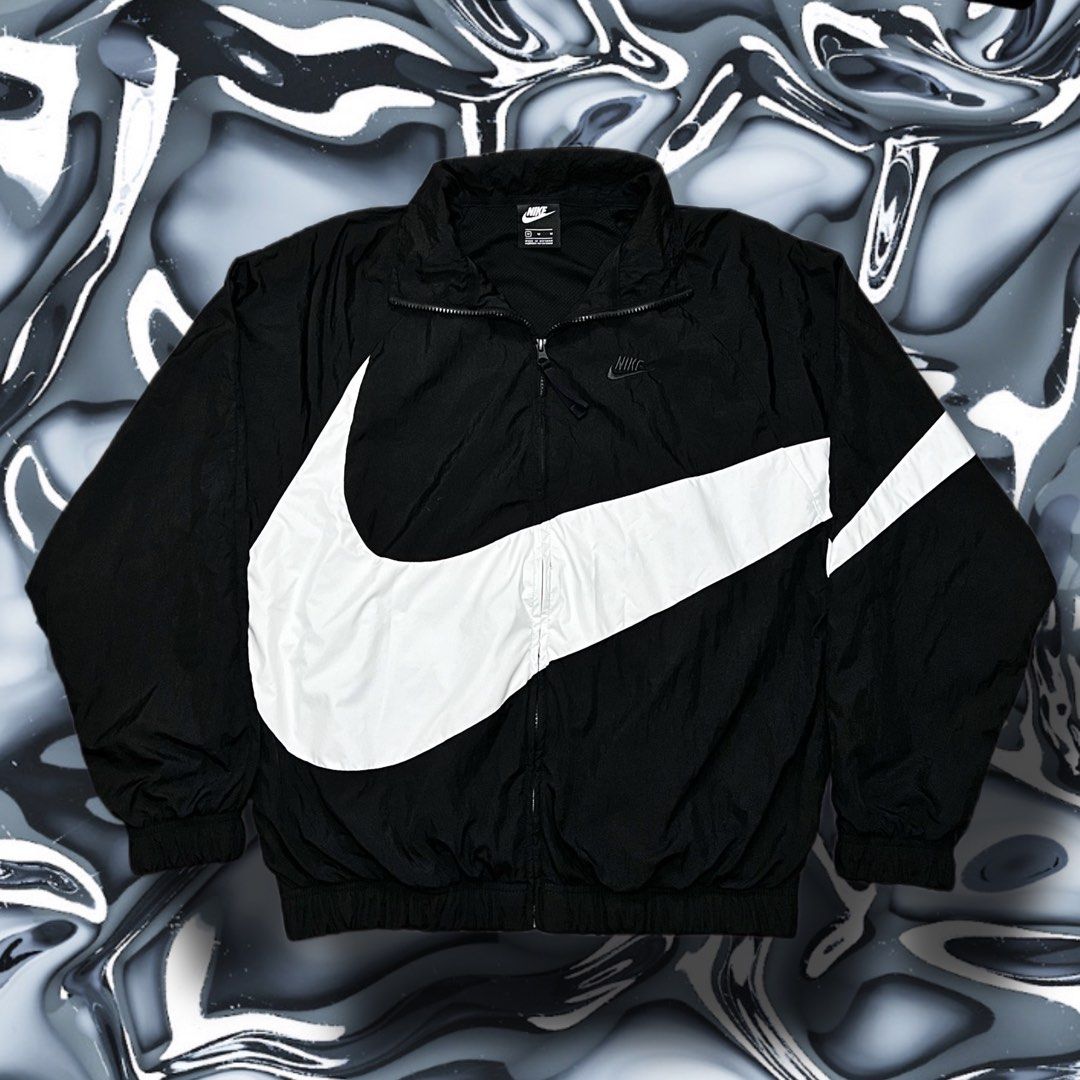 swoosh nike windbreaker