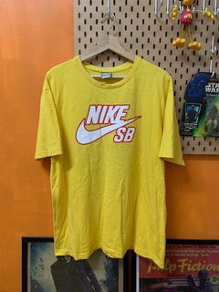 Nike SB 黃色大Logo滑板T恤 T shirts