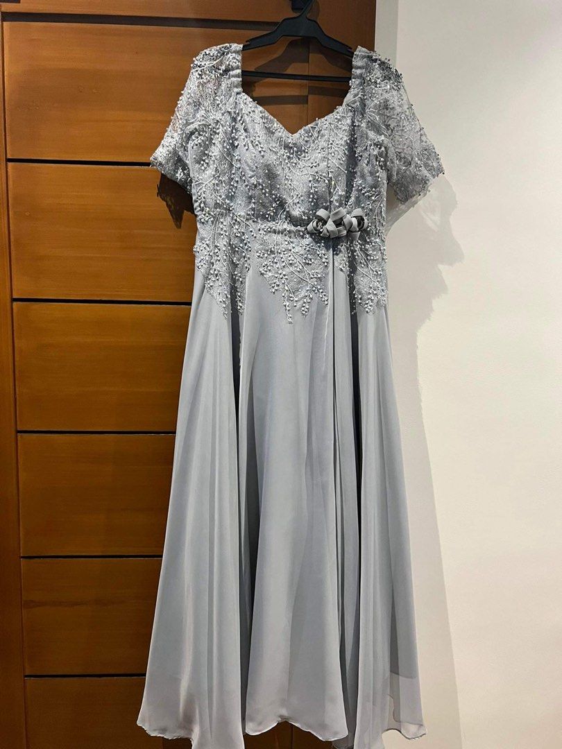Ninang/Mother Wedding Gown, Women's Fashion, Dresses & Sets, Evening dresses  & gowns on Carousell