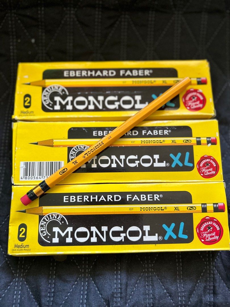 No. 2 pencils (Mongol & HB Amspec) (Category: Stationery & School Supplies) located in Manila. Submitted by cozzyessentialshopph (Listing ID 1234465820, Image 1). Description: Brand : Mongol and HB Amspec No.2 Per pc or per box until supplies last 12 pcs per box = P100/box Per pc 10 each Fixed rate (already disc) MOD: GCash, COD c/o the assigned courier Online bank transfer (screen shot w/ proof of deposit) Note: All type of courier c/o by the cu