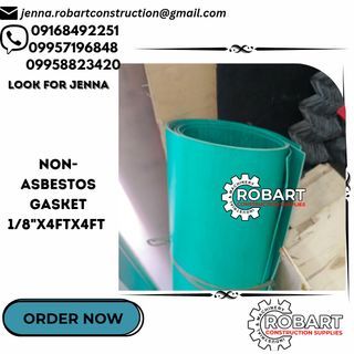 non-asbestos gasket GREEN 1/8" X 4FTX4FT