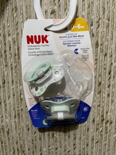 Nuk pacifiers for 0-6 months