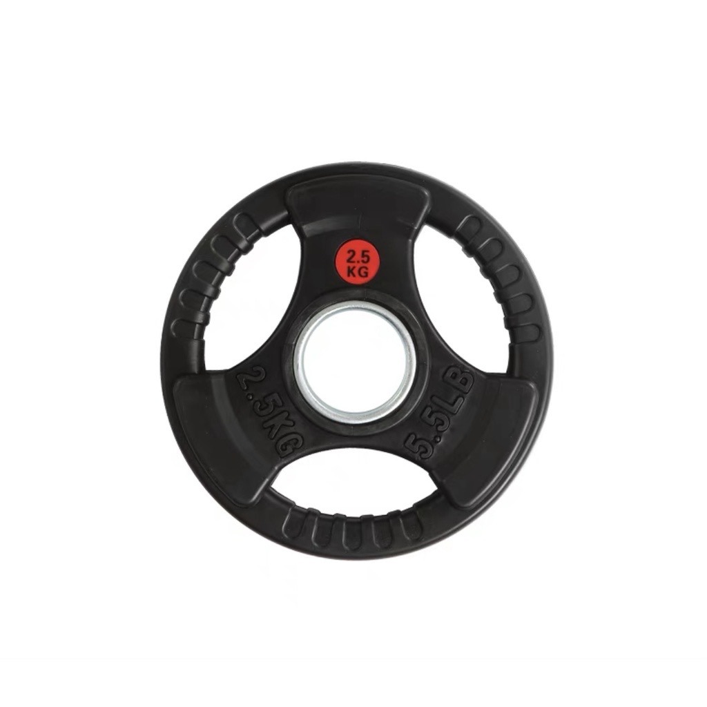 Olympic Rubber Weight Plate Set (2 x 2.5kg), Sports Equipment, Exercise