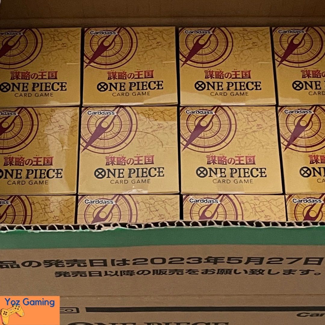 One Piece Japanese TCG Kingdoms of Intrigue Booster Box OP-04, Hobbies &  Toys, Toys & Games on Carousell