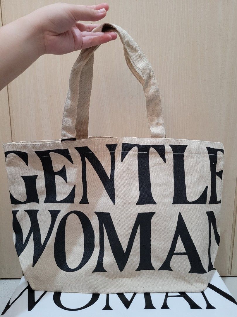 IN TRANSIT ️ GENTLEWOMAN Canvas Tote Bag in Cream on Carousell