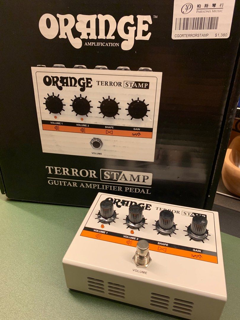 Orange Terror Stamp Guitar Preamp Cab Sim Pedal Made in UK