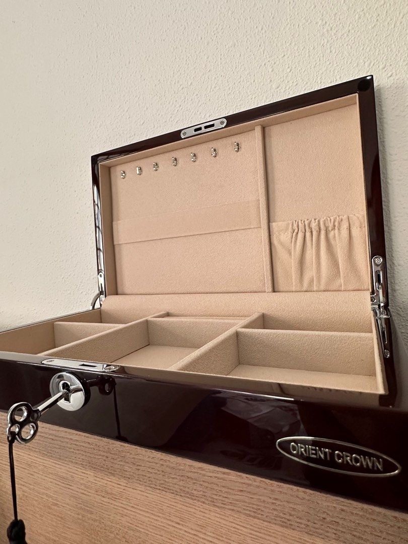 Orient Crown Jewellery box with lock, Women's Fashion, Jewelry ...