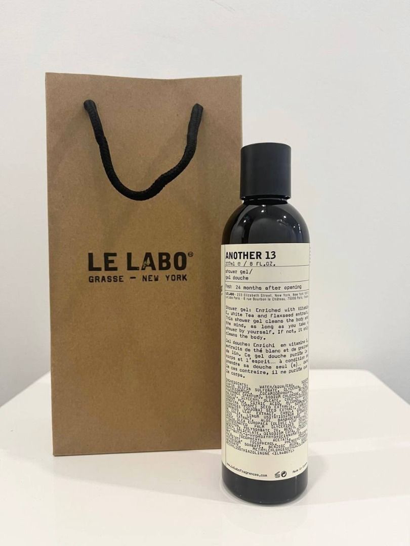 [ORIGINAL] LE LABO ANOTHER 13 SHOWER GEL 237ML WITH PAPER BAG, Beauty