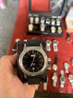 Oris Black Dial Vintage Watch