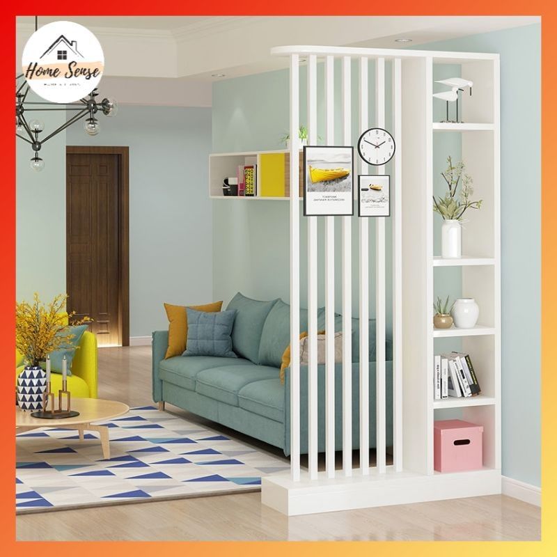 Partition Divider Wall Display Rack Bookshelf Partition