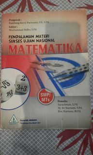 Pendalaman Materi Sukses Ujian Nasional Matematika SMP