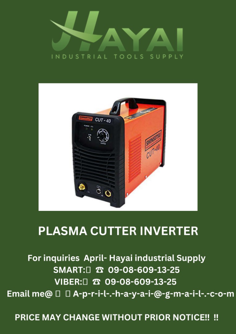 Plasma cutter inverter, Commercial  Industrial, Construction Tools   Equipment on Carousell
