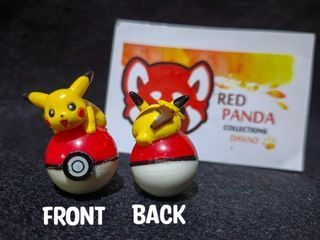 POKEMON Figure Pikachu on Pokeball Balancer