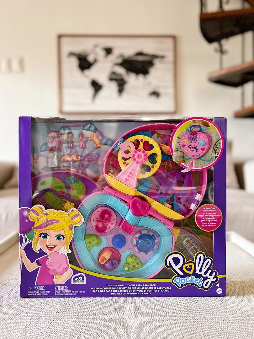 Polly Pocket Tiny is Mighty Theme Park Backpack 