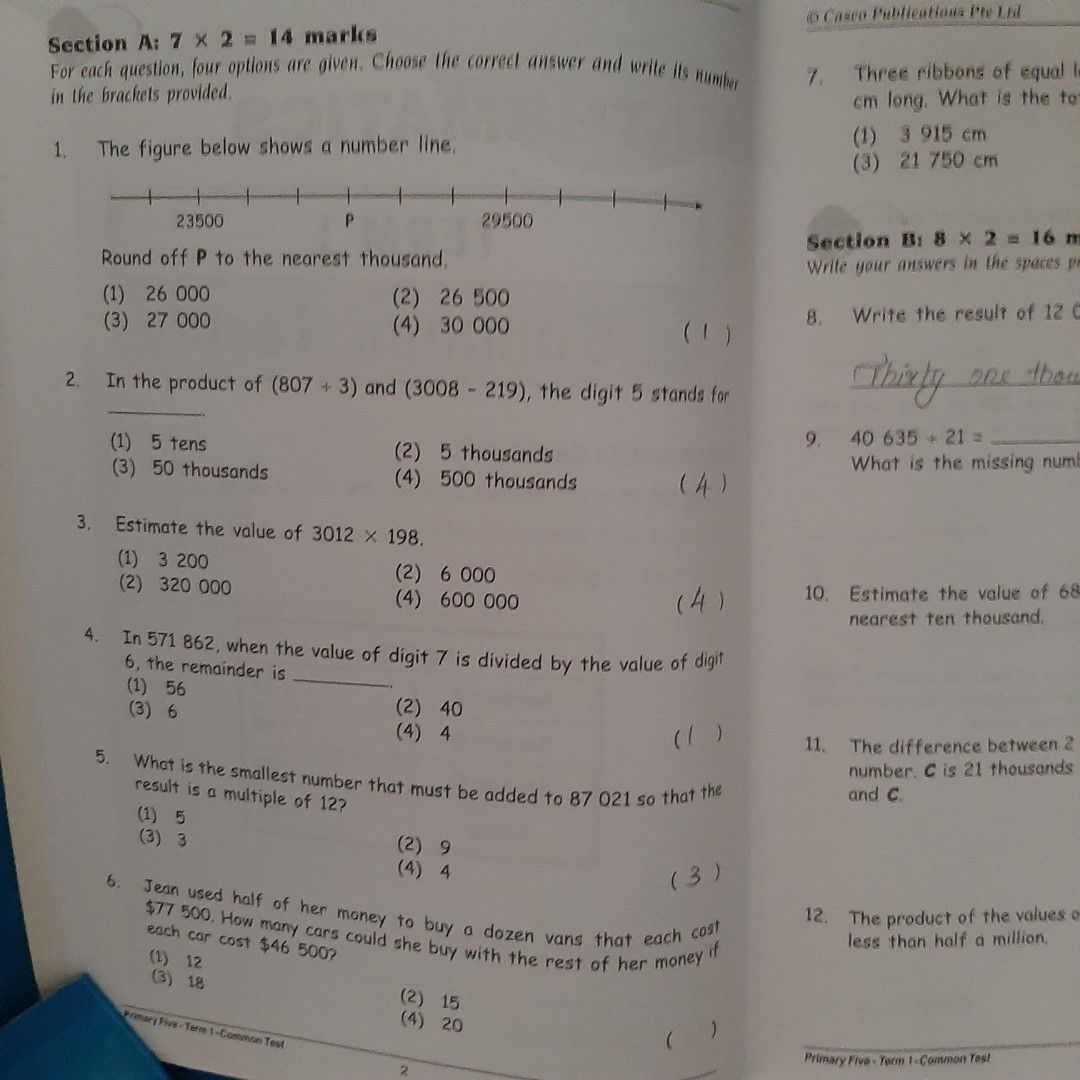 Primary 5 Challenging Maths Hobbies Toys Books Magazines primary-5-challenging-maths-hobbies-toys-books-magazines