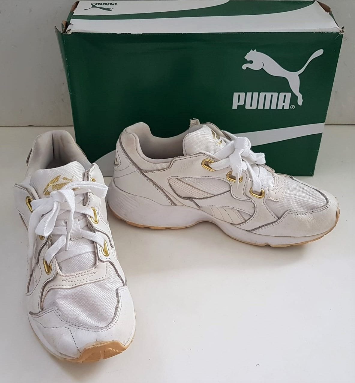 Puma trinomic shoes white online