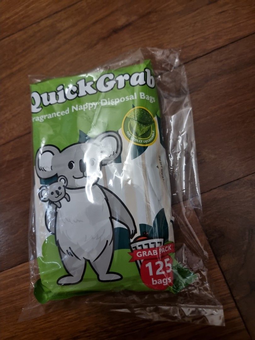 QuickGrab Diaper Nappy Disposal Bag, Babies & Kids, Bathing & Changing