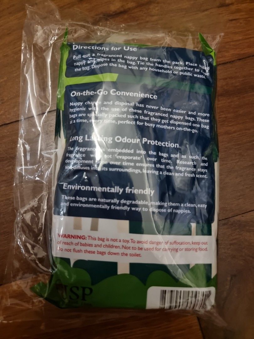 QuickGrab Diaper Nappy Disposal Bag, Babies & Kids, Bathing & Changing