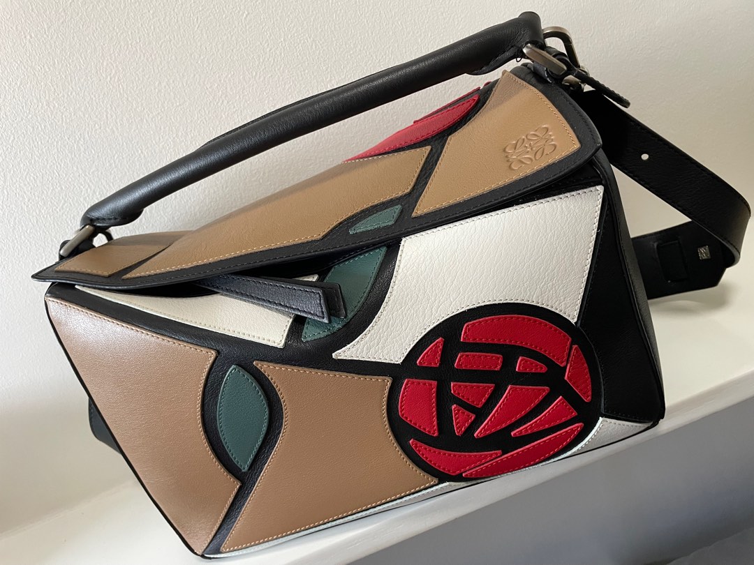 Loewe puzzle roses bag outlet