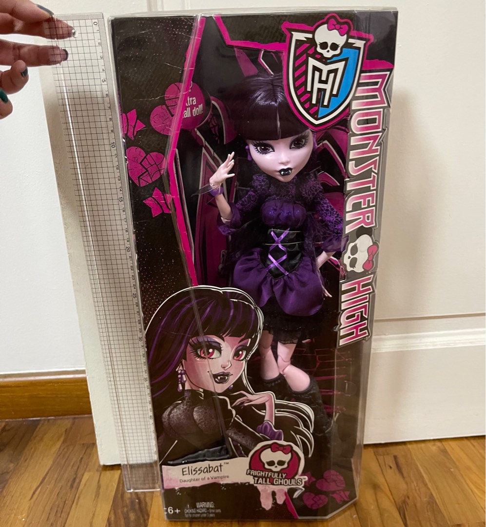 RARE NRFB 2015 Monster High Elissabat Frightfully Tall Ghouls 17 inches doll Hobbies Toys Toys Games on Carousell