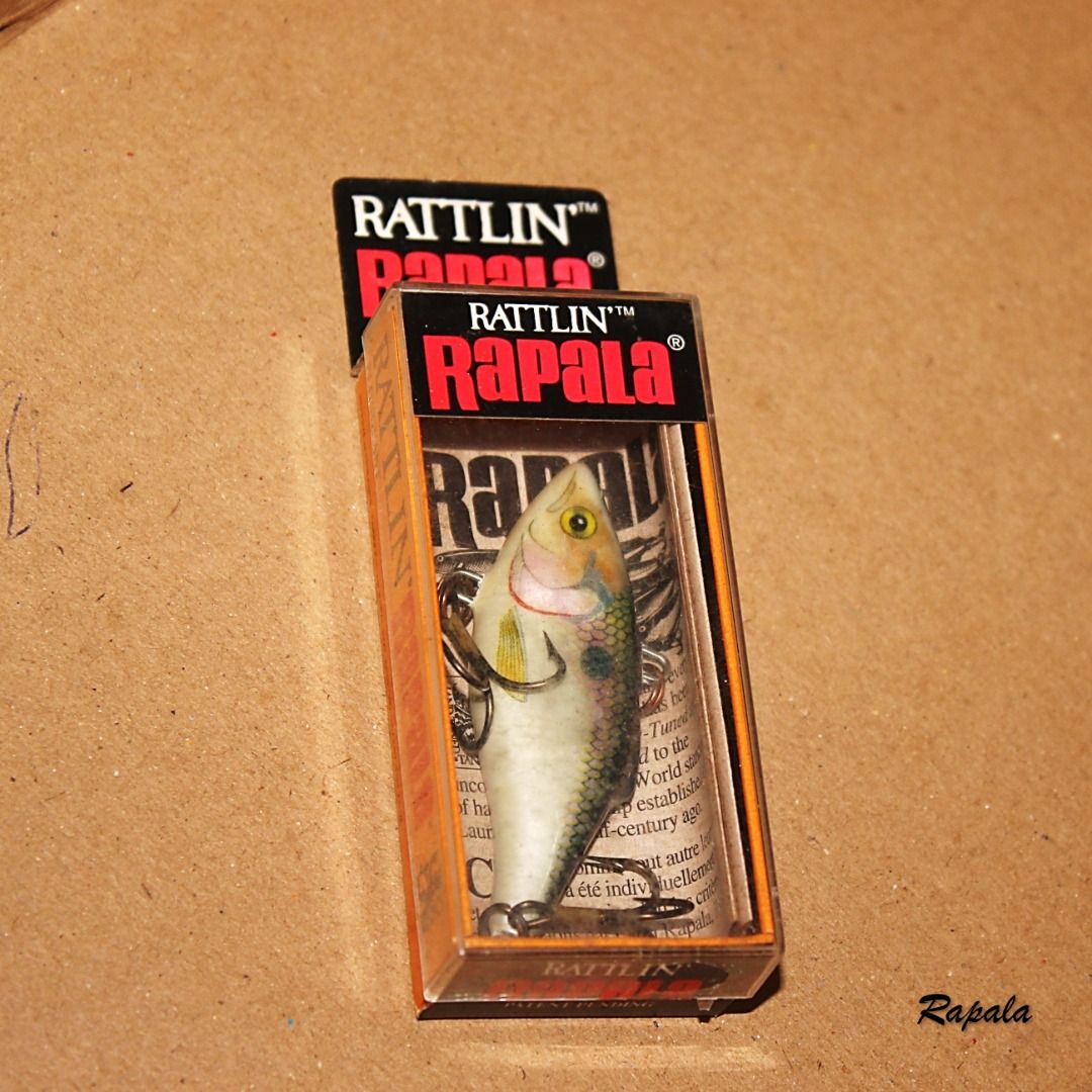 Rattlin Rapala (RNR-8 SD) 3/4 oz (Rare, Umpan Ikan Joran, Memancing),  Sports Equipment, Fishing on Carousell