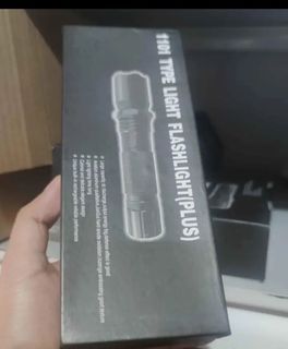Rechargeable flashlight with self defense
