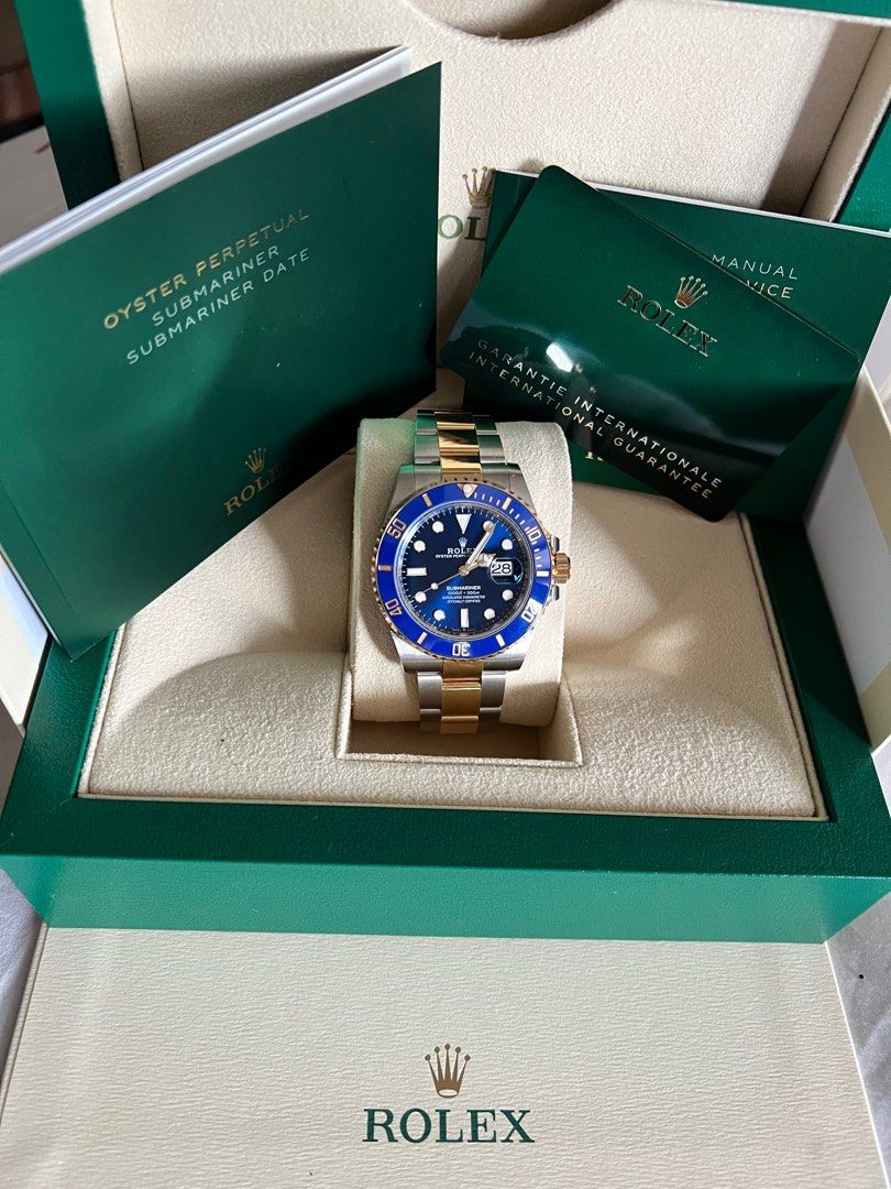Rolex Submariner 41mm Two Tone (Category: Luxury Watches) located in Manila. Submitted by sharetv (Listing ID 1234527795, Image 1). Description: Brand new Authentic Complete package 41mm Two tone 2023 dated 5 year Warranty .