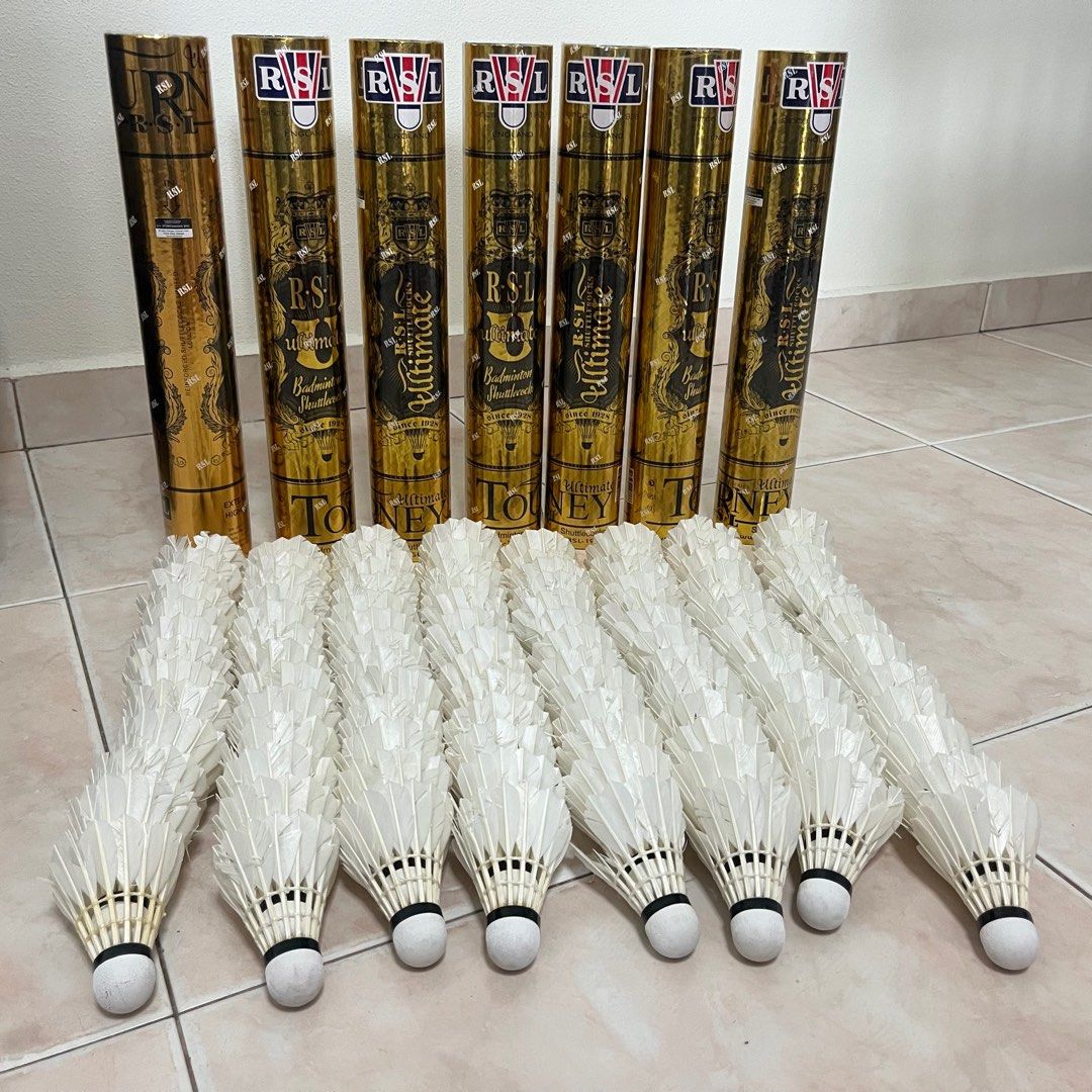 RSL Ultimate Supreme Badminton Shuttlecocks Shuttles [Heavily Used