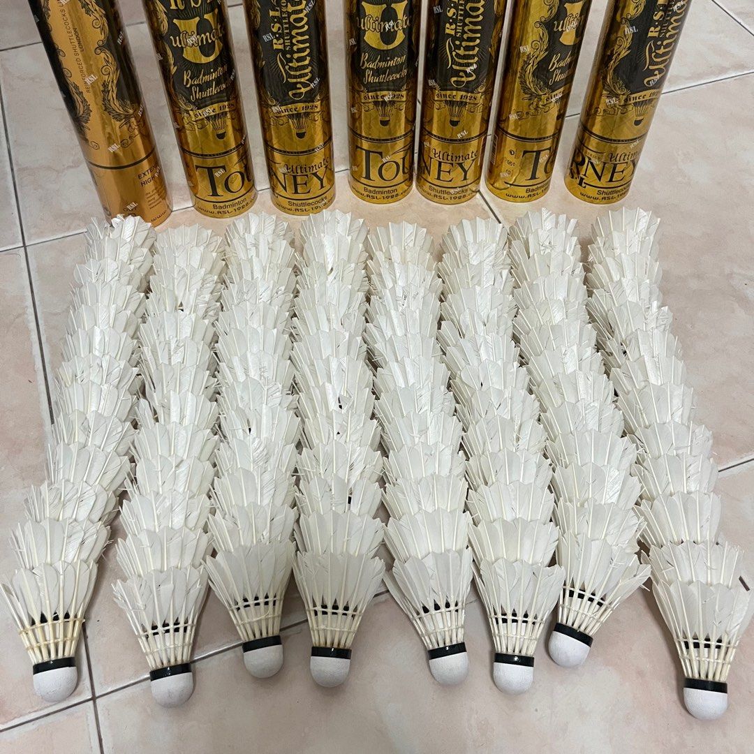 RSL Ultimate Supreme Badminton Shuttlecocks Shuttles [Heavily Used