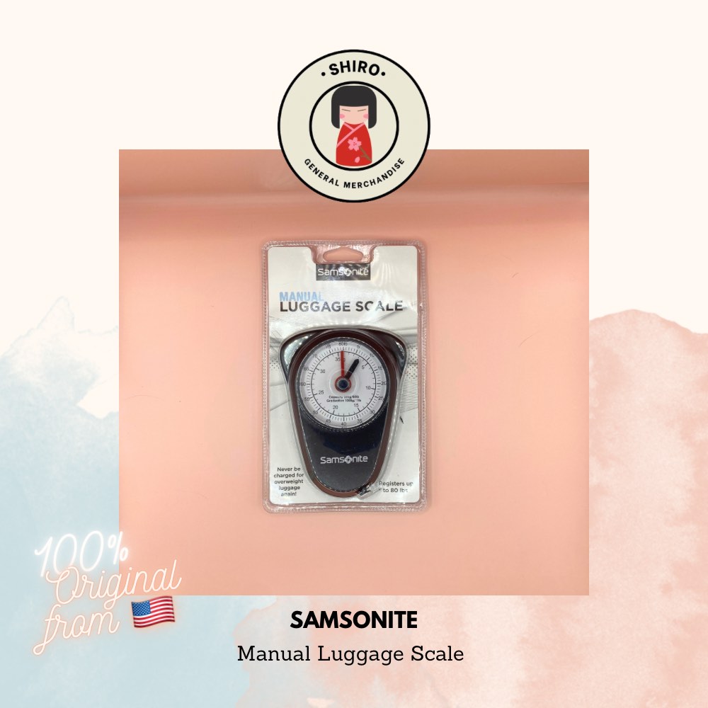 Samsonite manual Luggage scale, Hobbies & Toys, Travel, Travel