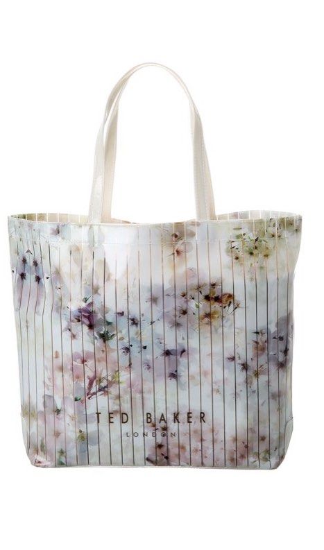 Ted Baker Women's Sazacon Floral Tote Bag - Ivory