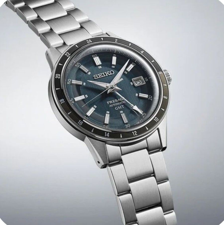 Seiko Presage GMT style 60's SSK009J1, Men's Fashion, Watches ...