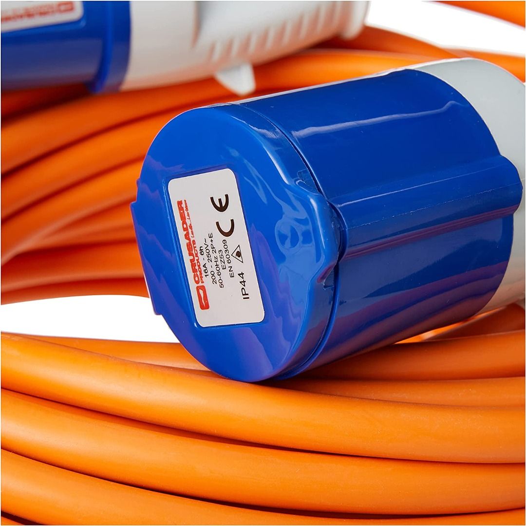 Electric hook up cable for tents top