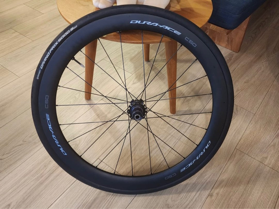 Shimano Dura ace 9200 c50 disc wheelset Shimano free hub Sports