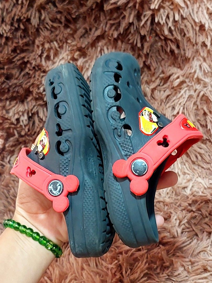 Size 10 C11 17cm original preloved crocs for kids Babies