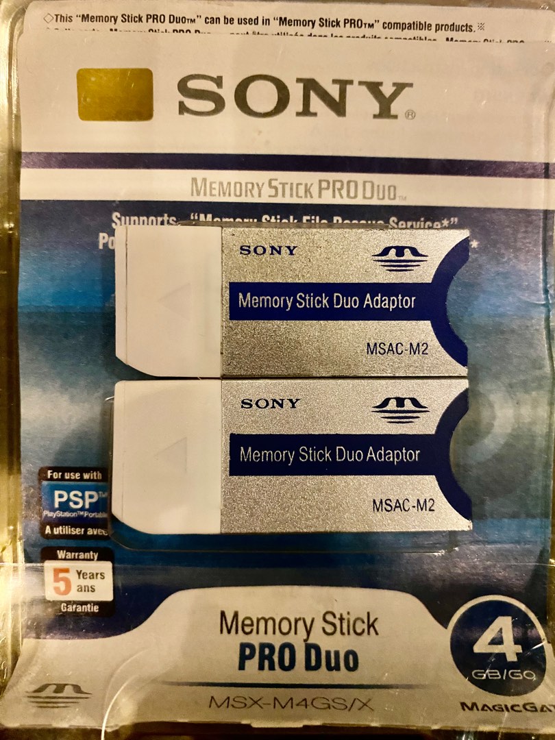 SONY MEMORY STICK PRO DUO ADAPTOR, Photography, Photography Accessories ...