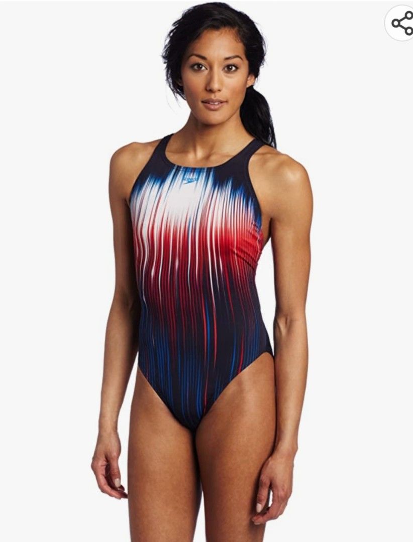 Speedo Endurance Powerstrike One Piece Swimsuit Womens Fashion